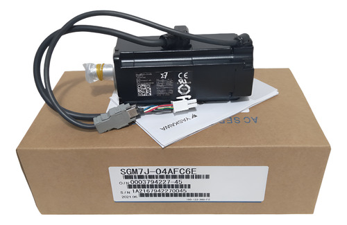 Servomotor Yaskawa Sgm7j-04afc6e Novo + Garantia E Nf