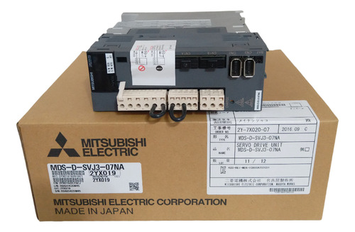 Servo Drive Mitsubishi Mds-d-svj3-07na Novo + Nf E Garantia