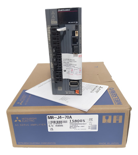 Servo Drive Mitsubishi Mr-j4-70a Novo E Garantia