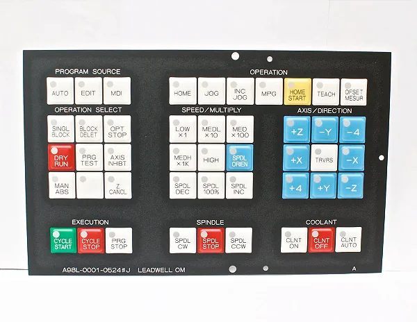 MEMBRANA TECLAS FANUC A98L-0001-0524#J