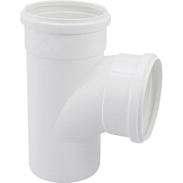 Tee Esgoto Krona 50mm PVC Branco