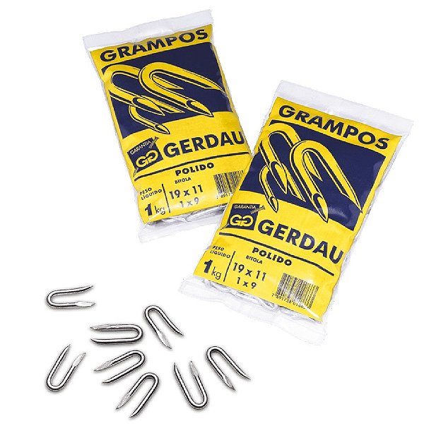 Grampo Gerdau para Cerca 7/8x12P 1kg Polido