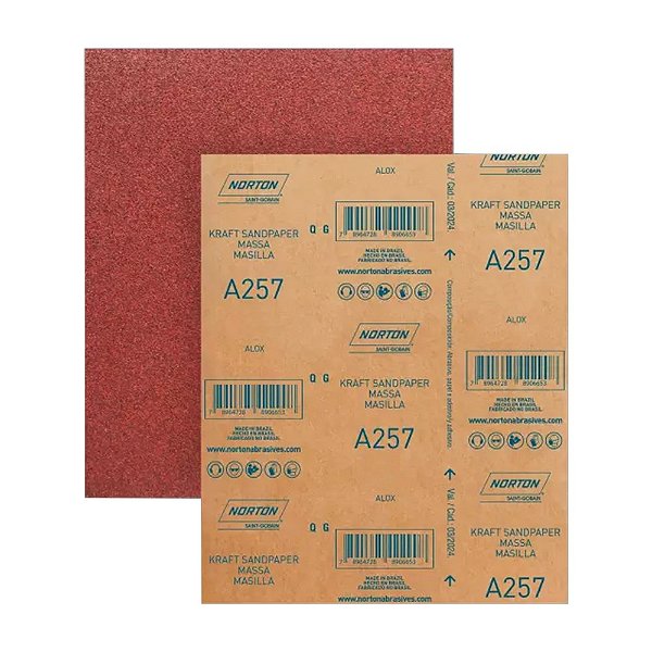 Lixa para Massa Norton G100 A257 Resistência