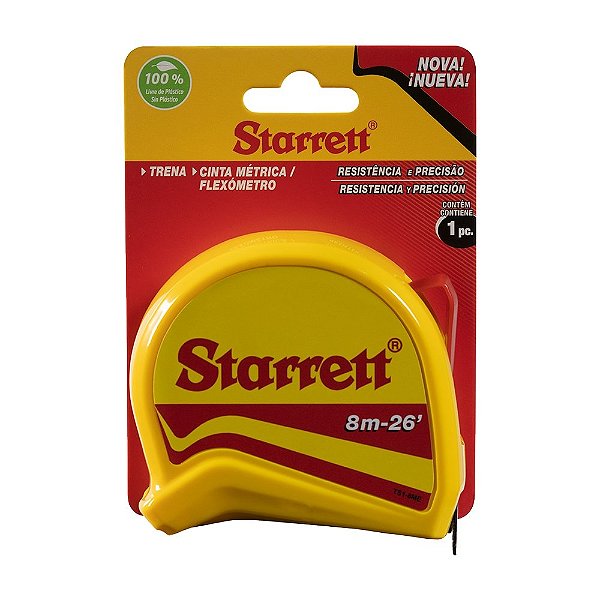 Trena Starrett KTS1 8m 25mm Precisa