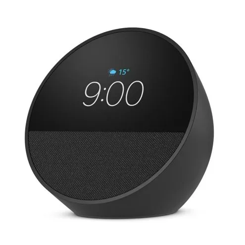 Echo Spot 2024 com Alexa - Smart Speaker com Tela de 2,83” Preto