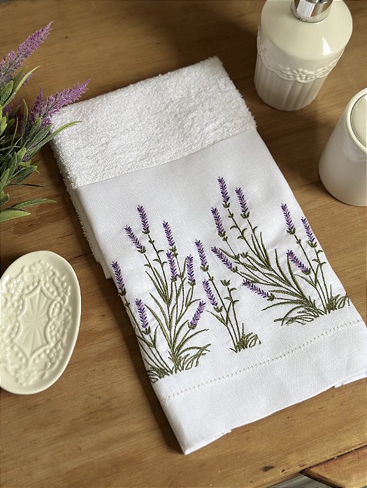 TOALHA DE MÃO LAVANDA