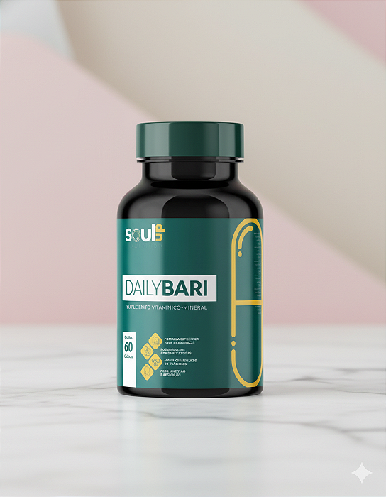DailyBari – Suplemento Vitamínico-Mineral Pós-Bariátrica (60 cápsulas)