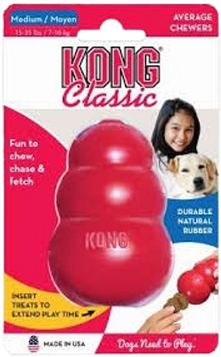 KONG Classic Vermelho – Tamanho Médio