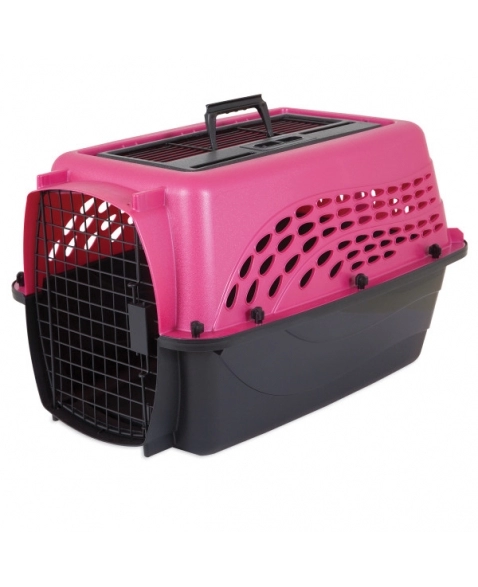 PETMATE CAIXA DE TRANSPORTE DUAS PORTAS ROSA - 19" 4,5KG