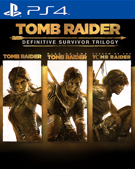 Tomb Raider: Definitive Survivor Trilogy PS4 Mídia Digital