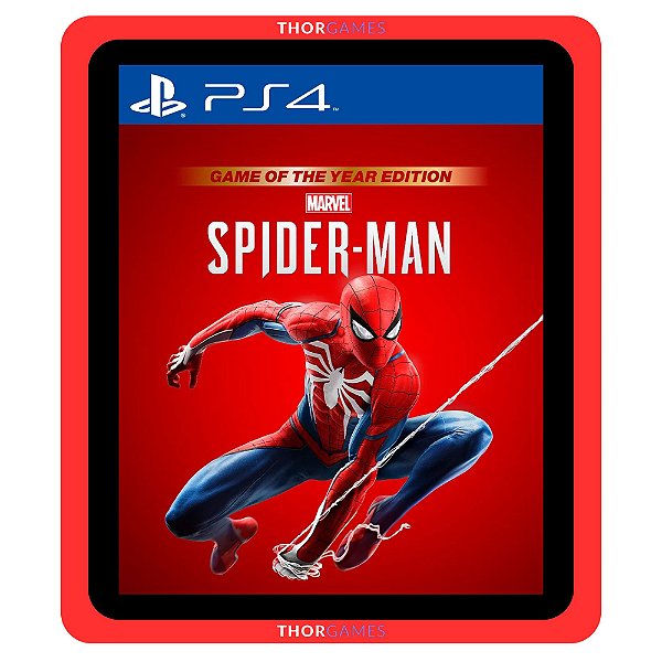 Marvels Spider-Man Game of the Year Edition PS4 Mídia Digital