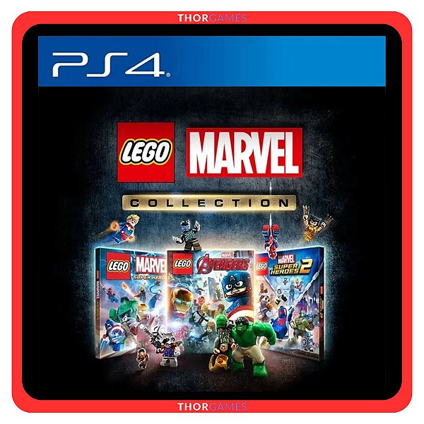 Coleção LEGO Marvel PS4 Mídia Digital