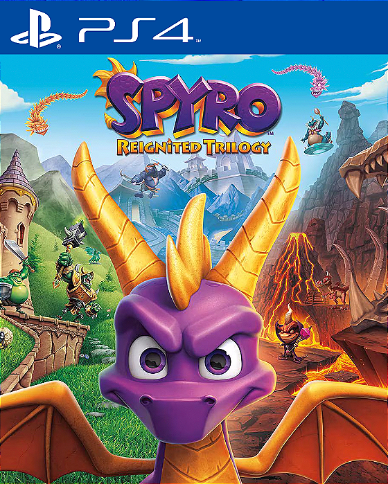 Spyro Reignited Trilogy PS4 Mídia Digital
