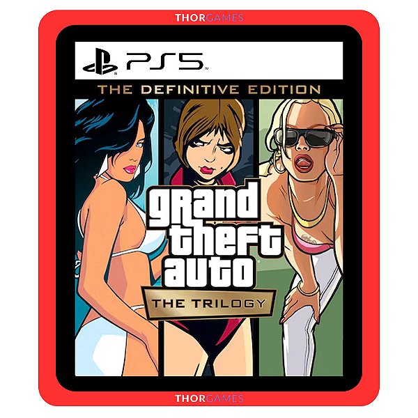 GTA Grand Theft Auto The Trilogy The Definitive Edition PS5 Mídia Digital