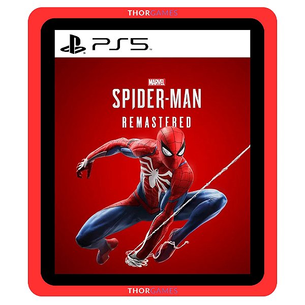 Marvels Spider-Man Remastered PS5 Mídia Digital