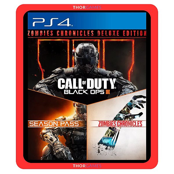 Call of Duty Black Ops 3 Zombies Chronicles PS4 Mídia Digital
