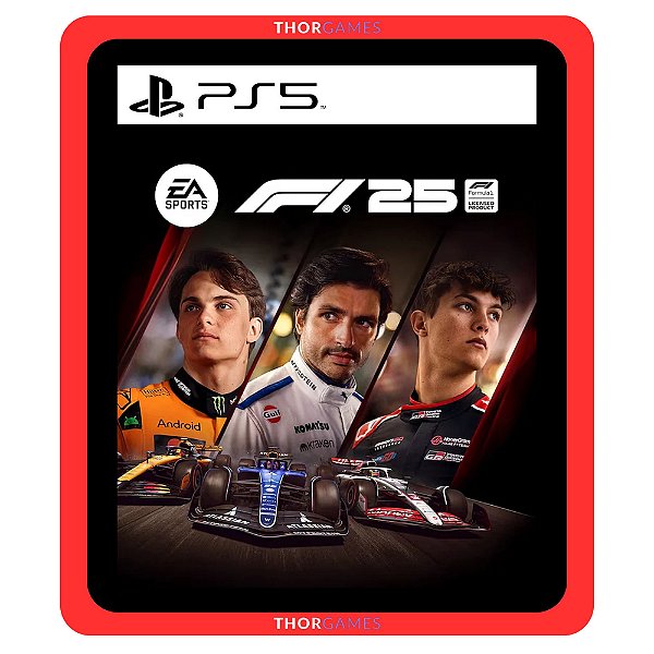 F1 25 PS5 Mídia Digital