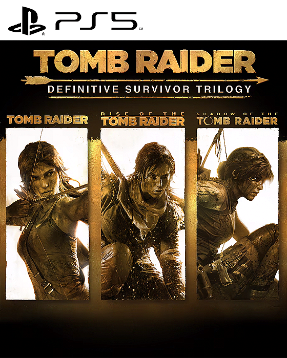 Tomb Raider: Definitive Survivor Trilogy PS5 Mídia Digital