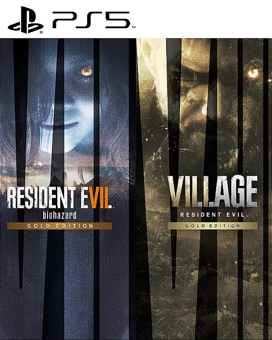 Resident Evil 7 Gold Edition & Village Gold Edition PS5 Mídia Digital