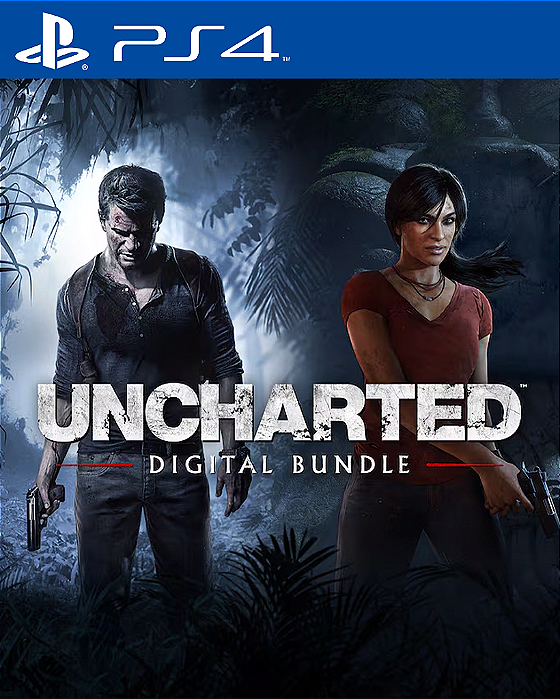 Bundle UNCHARTED 4: A Thief's End e UNCHARTED: The Lost Legacy PS4 Mídia Digital