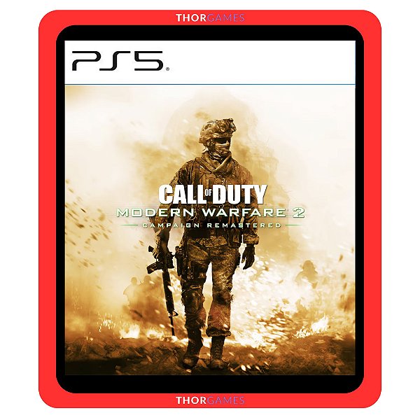 Call of Duty Modern Warfare 2 Campaign Remastered PS5 Mídia Digital