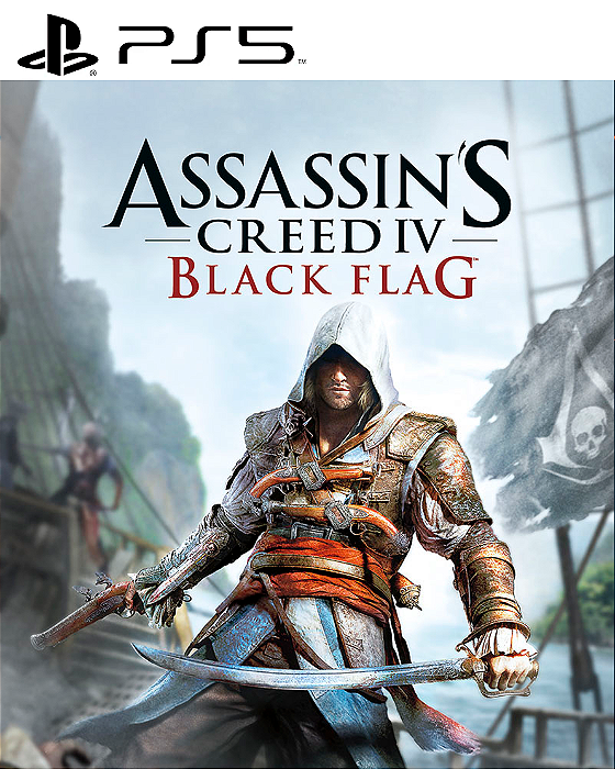 Assassins Creed IV Black Flag PS5 Mídia Digital