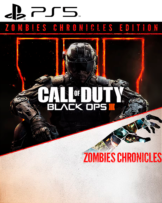 Call of Duty Black Ops 3 Edição Zombies Chronicles PS5 Mídia Digital