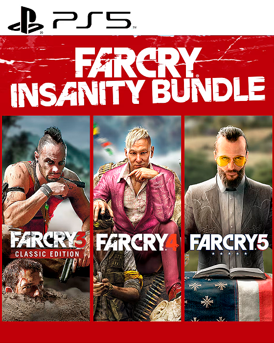 Far Cry Insanity Bundle PS5 Mídia Digital