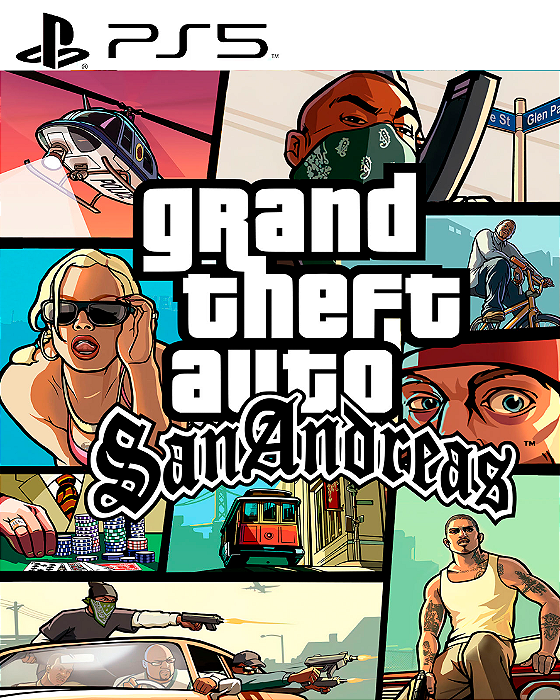 Grand Theft Auto San Andreas PS5 Mídia Digital