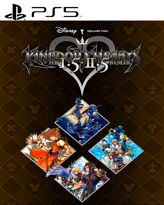 Kingdom hearts HD 1.5 + 2.5 Remix PS5 Mídia Digital