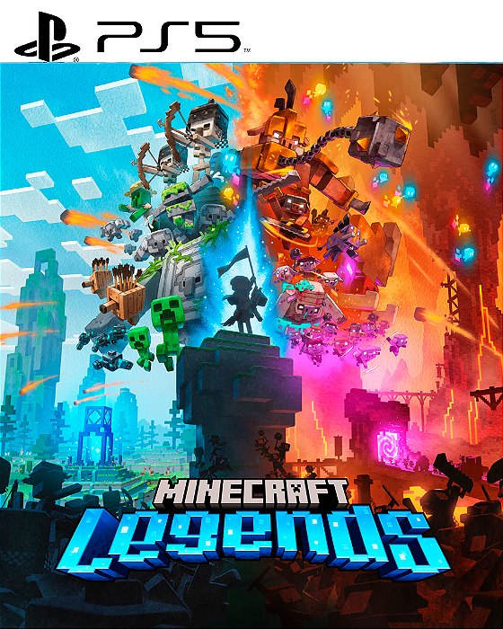 DUPLICADO - Minecraft Legends Deluxe Edition PS5 Mídia Digital