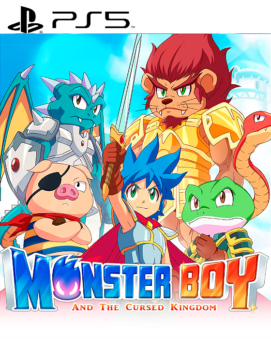 Monster Boy e o Reino Amaldiçoado PS5 Mídia Digital