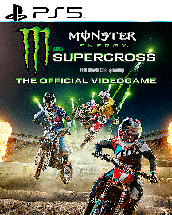 Monster Energy Supercross - The Official Videogame PS5 Mídia Digital