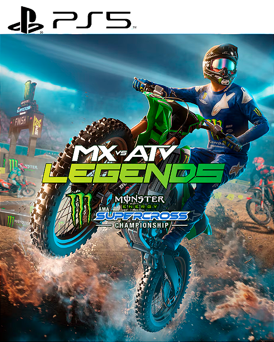 MX vs ATV Legends 2025 Monster Energy Supercross PS5 Mídia Digital