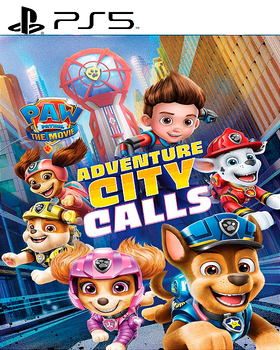 Patrulha Canina: O Filme A Cidade da Aventura está chamando PS5 Mídia Digital