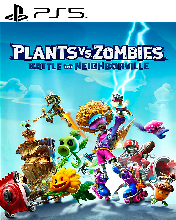 Plants vs Zombies Batalha por Neighborville PS5 Mídia Digital
