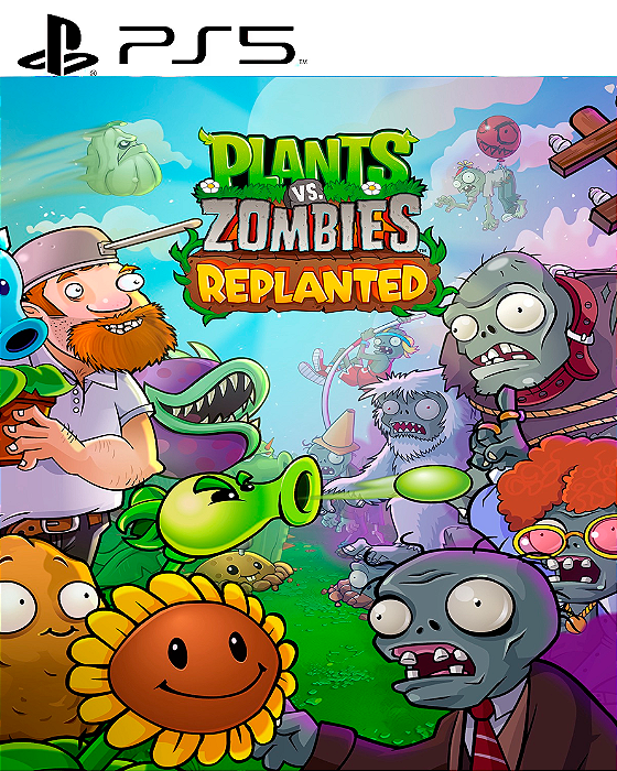 Plants vs. Zombies Replanted PS5 Mídia Digital