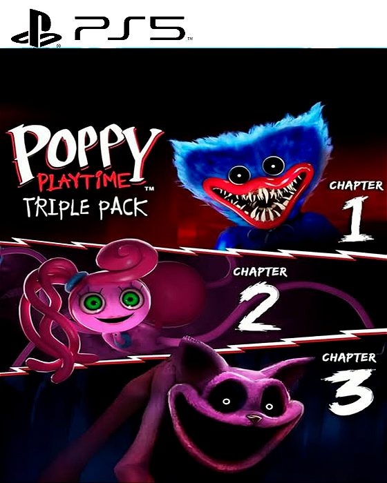 Poppy Playtime Pacote Triplo PS5 Mídia Digital