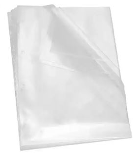 Envelope Plástico Ofício 4 Furos 0.12mm