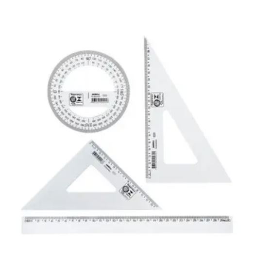 Kit Réguas Colegial Waleu