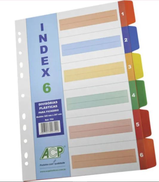 Indice para fichario