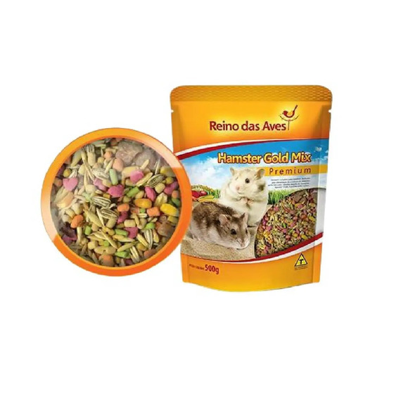 Alimento Para Hamster Gold Mix Premium 500 g