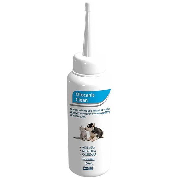Otocanis Clean Limpeza de Orelha Cães e Gatos Provets 100 ml