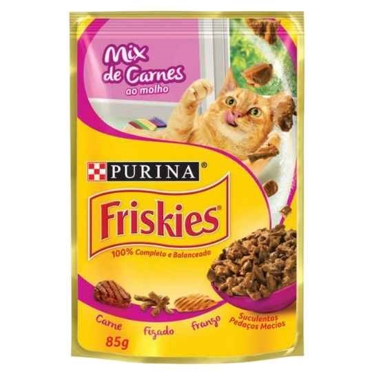 Friskies Sache Mix De Carne ao Molho 85 g