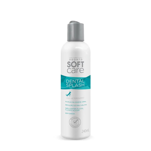 Solução para Mau Hálito Dental Splash Soft Care 240 ml