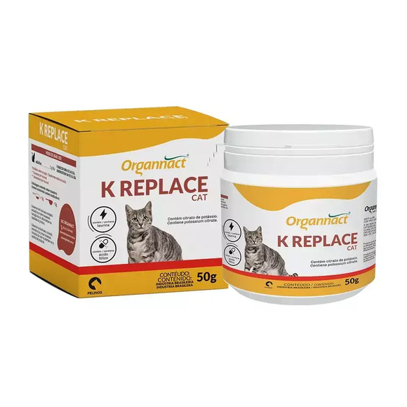 Suplemento Vitamínico K Replace Cat Organnact 50 g