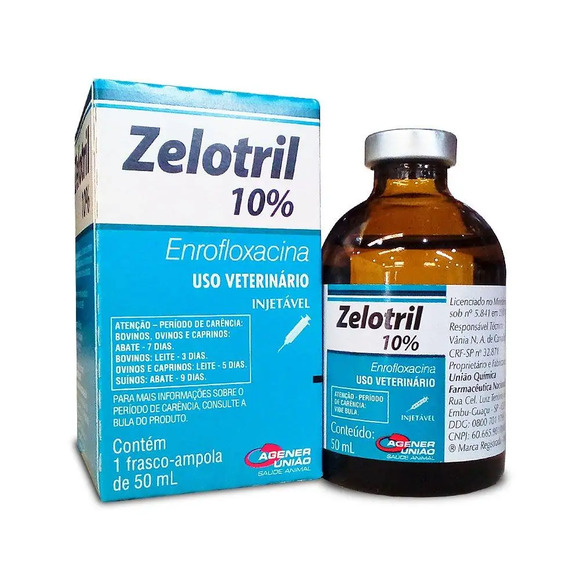 Zelotril 10% Injetável 50 ml