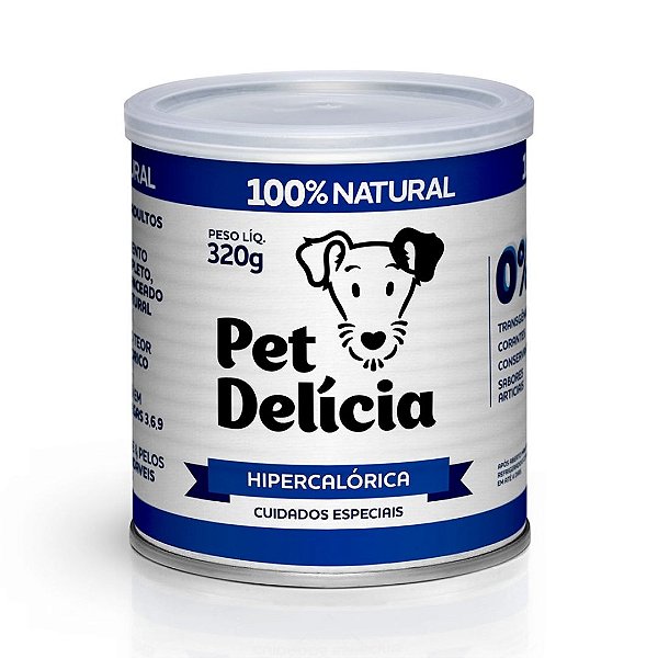 Ração Úmida Pet Delícia Cães Hipercalórica 320 g