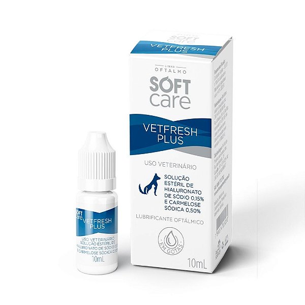 Lubrificante Oftálmico Vetfresh Plus Soft Care 10 ml
