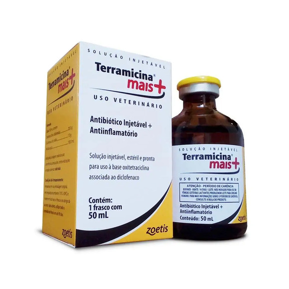 Terramicina Mais Injetável 50Ml Único